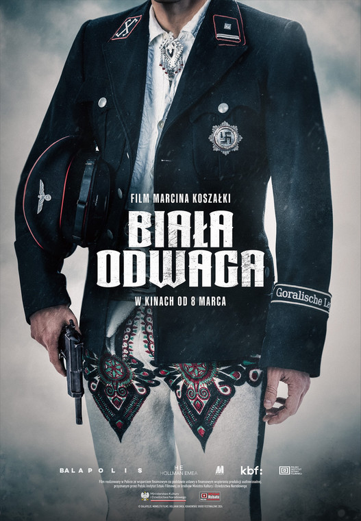 "Biała odwaga": plakat filmu