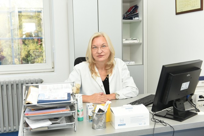Dr Olivera Ostojić, upravnik Dečje bolnice za plućne bolesti i TBC