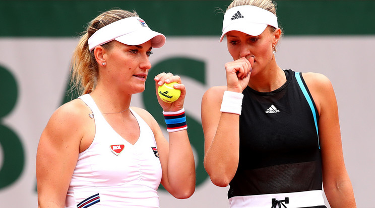 Babos Tímea (balra) és Kristina Mladenovic remekel /Fotó: Getty Images