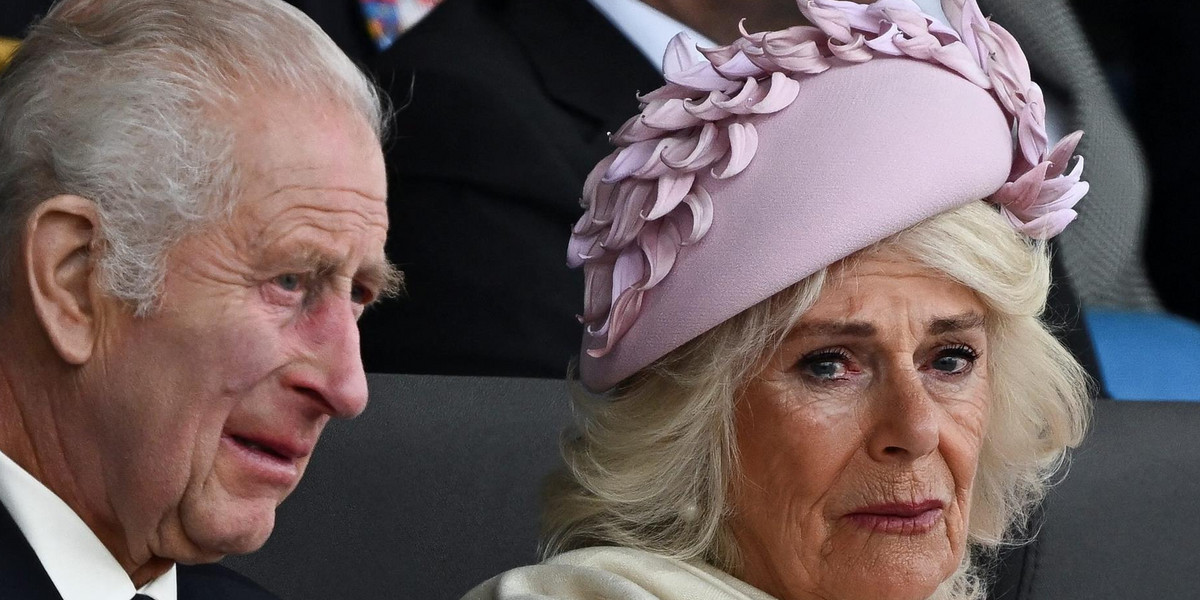 Królowa Camilla nie umiała powstrzymać łez.