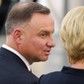 24.06.2021 Koszecin koło Częstochowy, ul. Zamkowa 3. Siedziba Zespołu Pieśni i Tańca „Śląsk. Prezydent RP Andrzej Duda z zona Agata Kornhauser-Duda podczas koncertu z okazji 100-lecia Powstań Śląskich. Fot. Grzegorz Skowronek / Agencja Wyborcza.pl