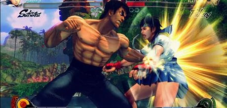 Screen z gry "Street Fighter IV"