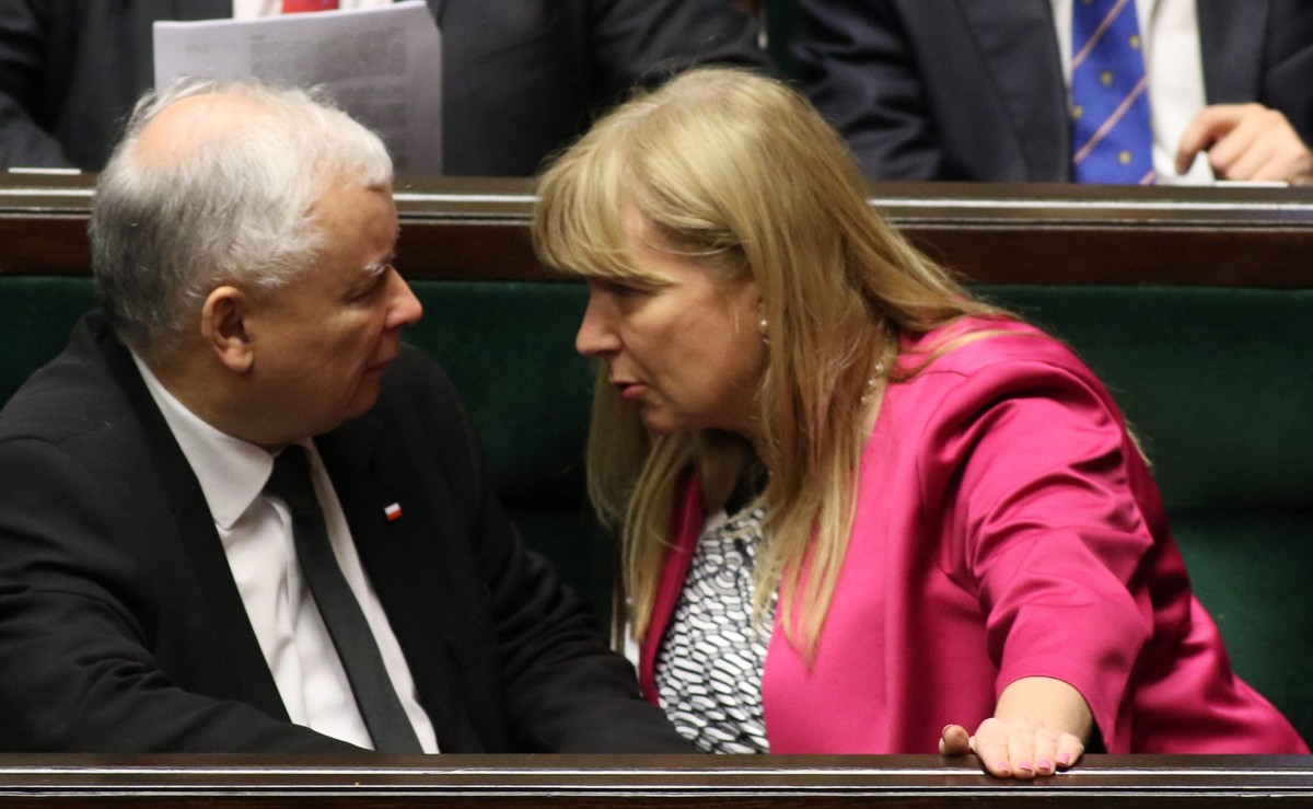 Jarosław Kaczyńsk ii Małgorzata Gosiewska