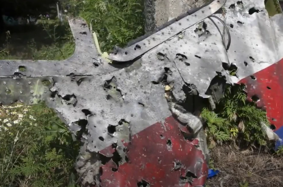 Tragovi šrapnela na MH17