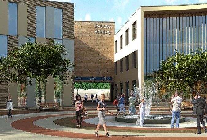 Dworzec Warszawa Włochy, wizualizacja