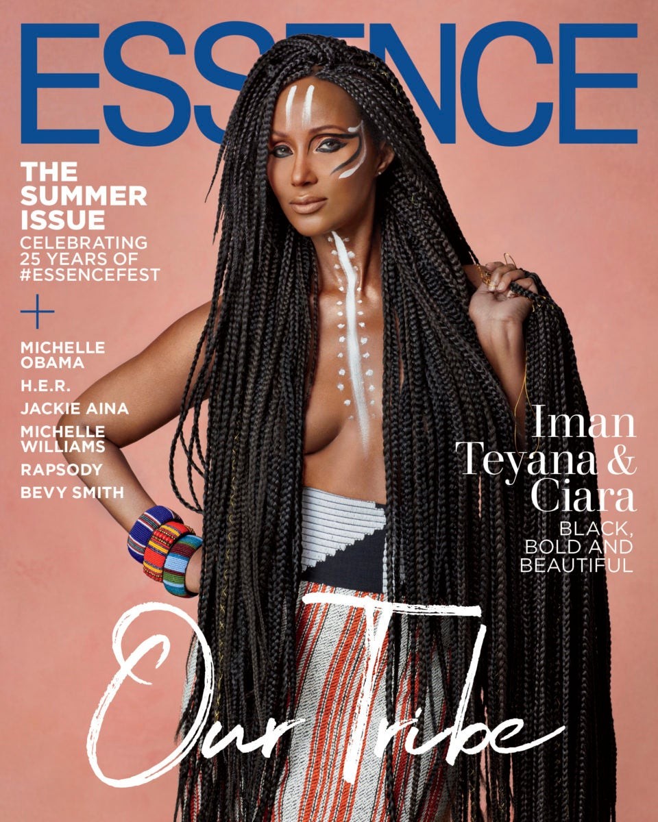 Iman az Essende magazin címlapján 2019-ben