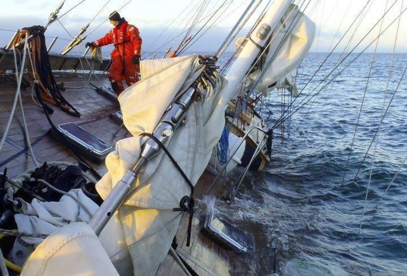 Polski jacht Zjawa IV utknął na mieliźnie u wybrzeży Szwecji