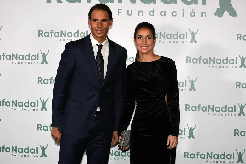 Rafael Nadal sa suprugom