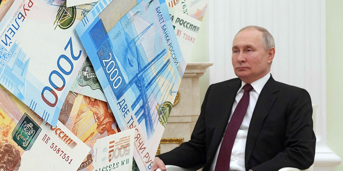 Władimir Putin znów musi martwić się o kurs rubla