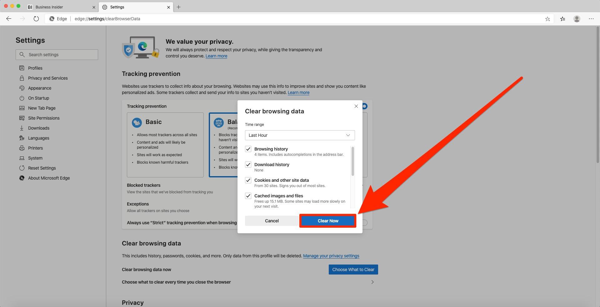 How To Reset Microsoft Edge To Fix Faulty Settings And Free Up Space On 7510