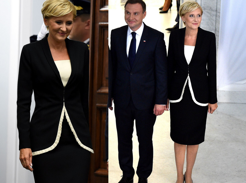 Agata Duda towarzyszyła mężowi podczas składania przysięgi prezydenckiej przed Zgromadzeniem Narodowym w Sejmie.