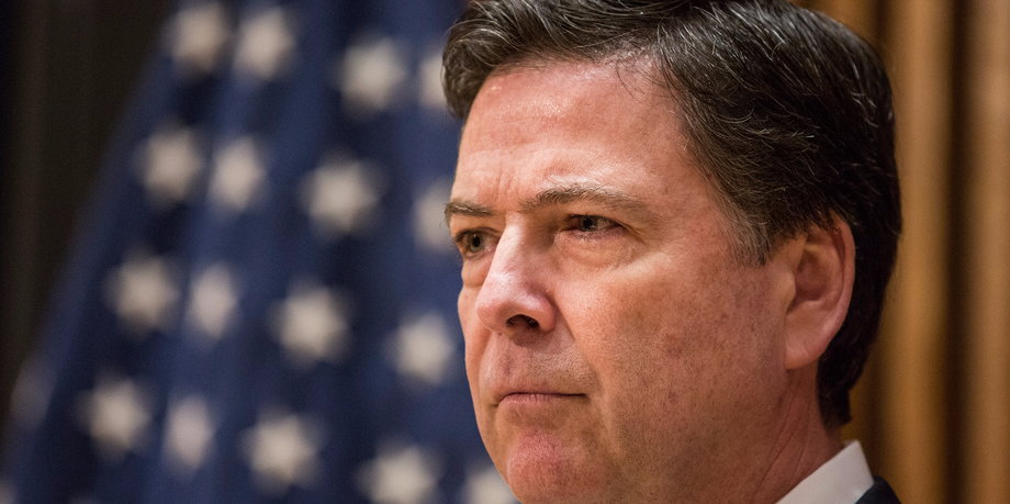 James Comey, who was removed as FBI director Tuesday.