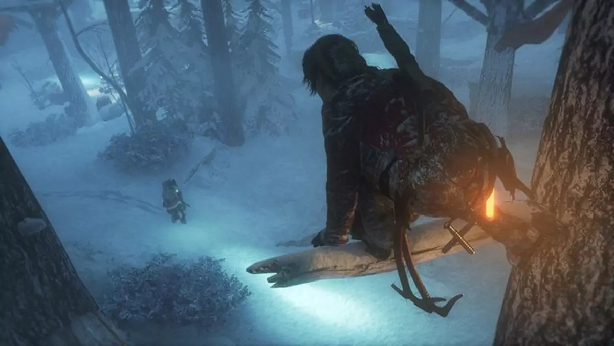 Lara kontra syberyjska dzicz na długim gameplayu z Rise of the Tomb Raider