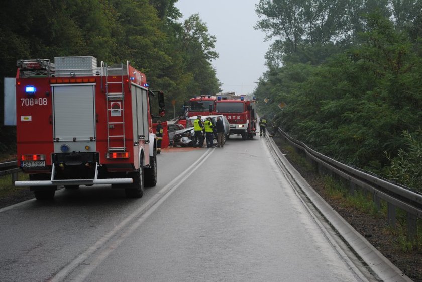 Wypadek w Węgierskiej Górce