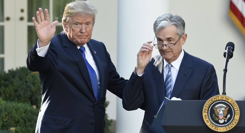 Former President Donald Trump, seen here in 2017, has consistently tried to pressure the Federal Reserve.Saul Loeb/AFP/Getty Images