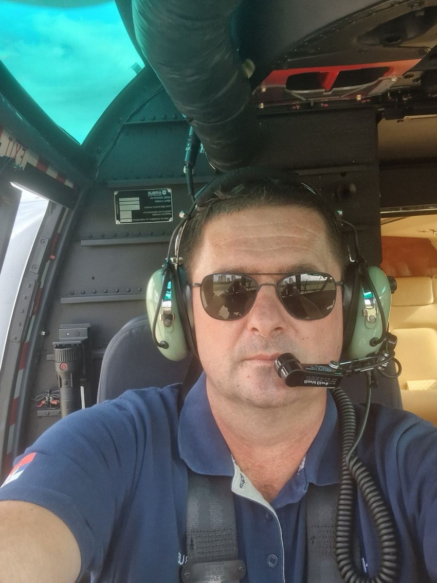 Pilot Helikopterske jedinice MUP Jovica Mihailović 