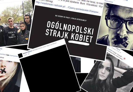 Polskie gwiazdy w żałobie w ramach #czarnegoprotestu. Zobacz, jak ich social media zalała czerń