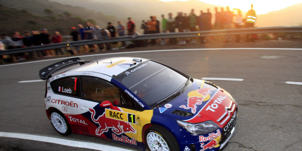 Sebastian Loeb w Citroen C4 WRC