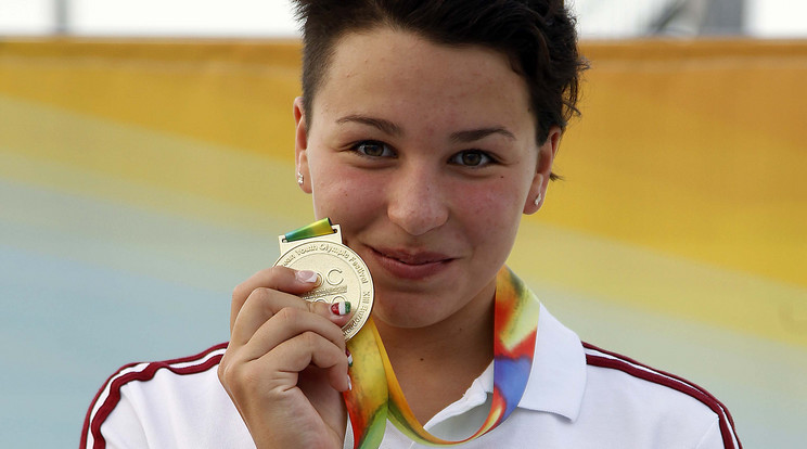 Késely Ajna a legfiatalabb olimpikonunk /Fotó: mob.hu
