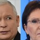 Jarosław Kaczyński i Ewa Kopacz