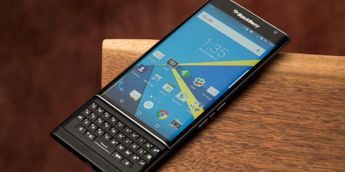 Jeden z ostatnich smartfonów wyprodukokwanych oryginalnie przez BlackBerry - Priv