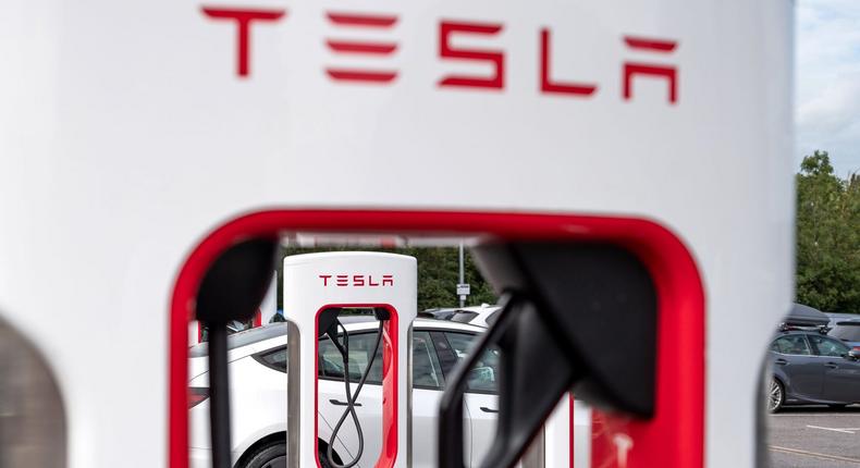 A Tesla Supercharger.John Keeble/Getty Images