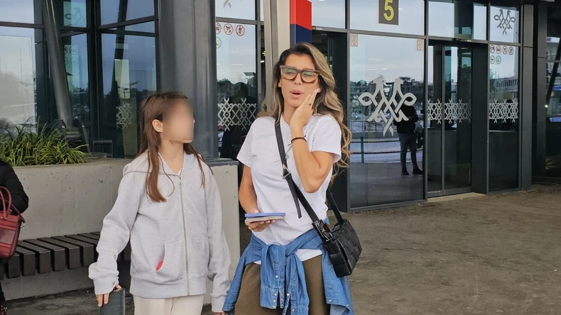 Jovana Pajić na aerodromu