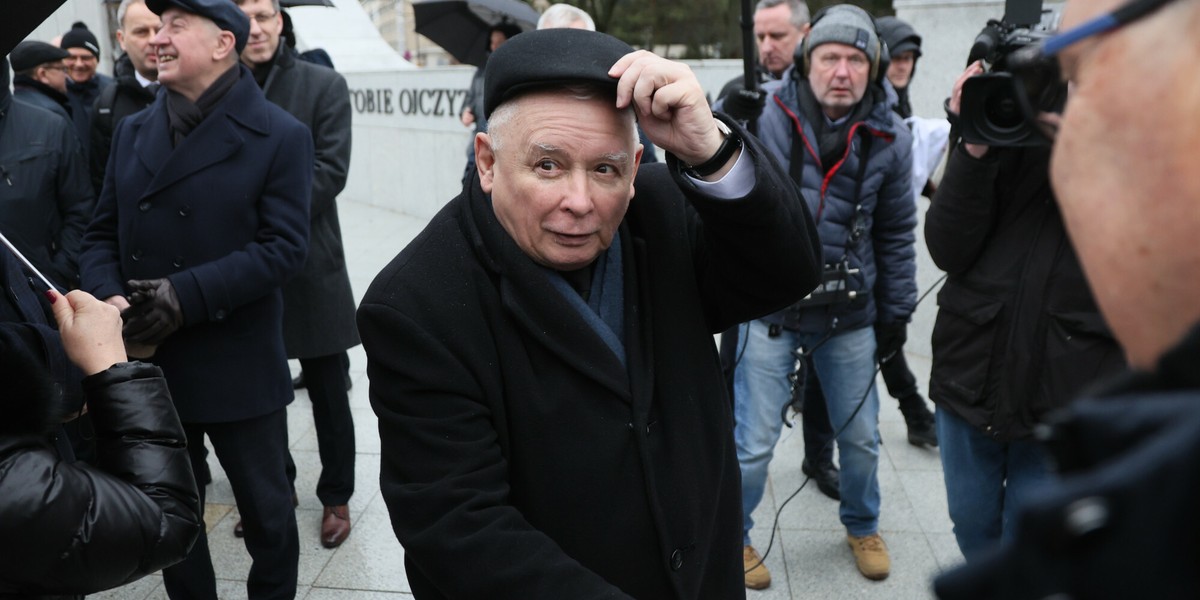 Prezes PiS Jarosław Kaczyński