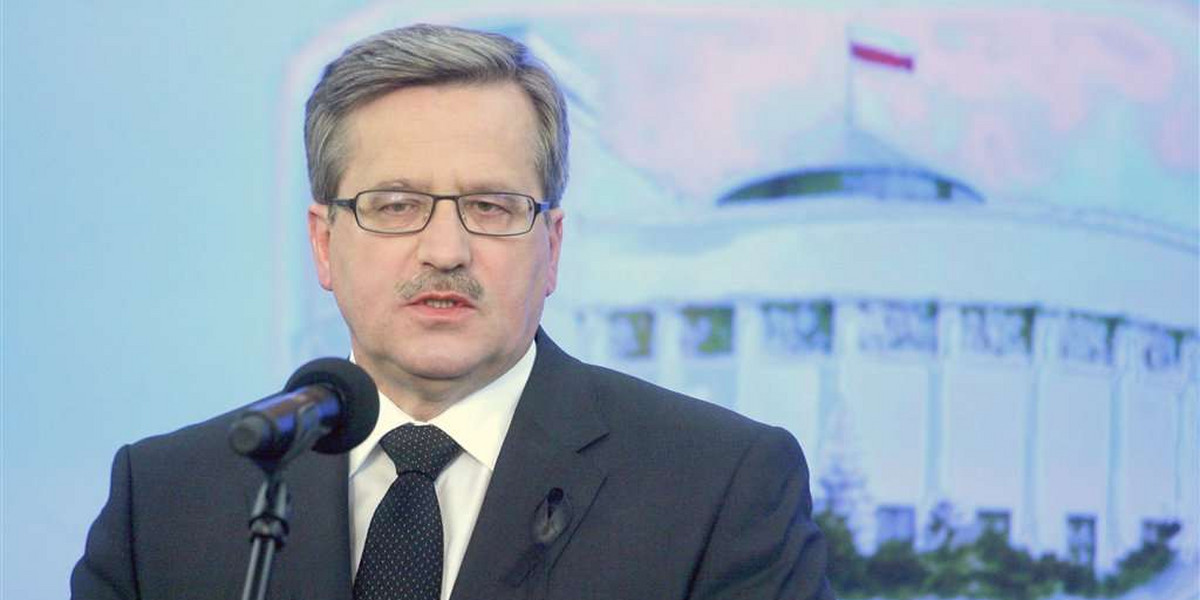 Komorowski chciał zrezygnować z kandydowania