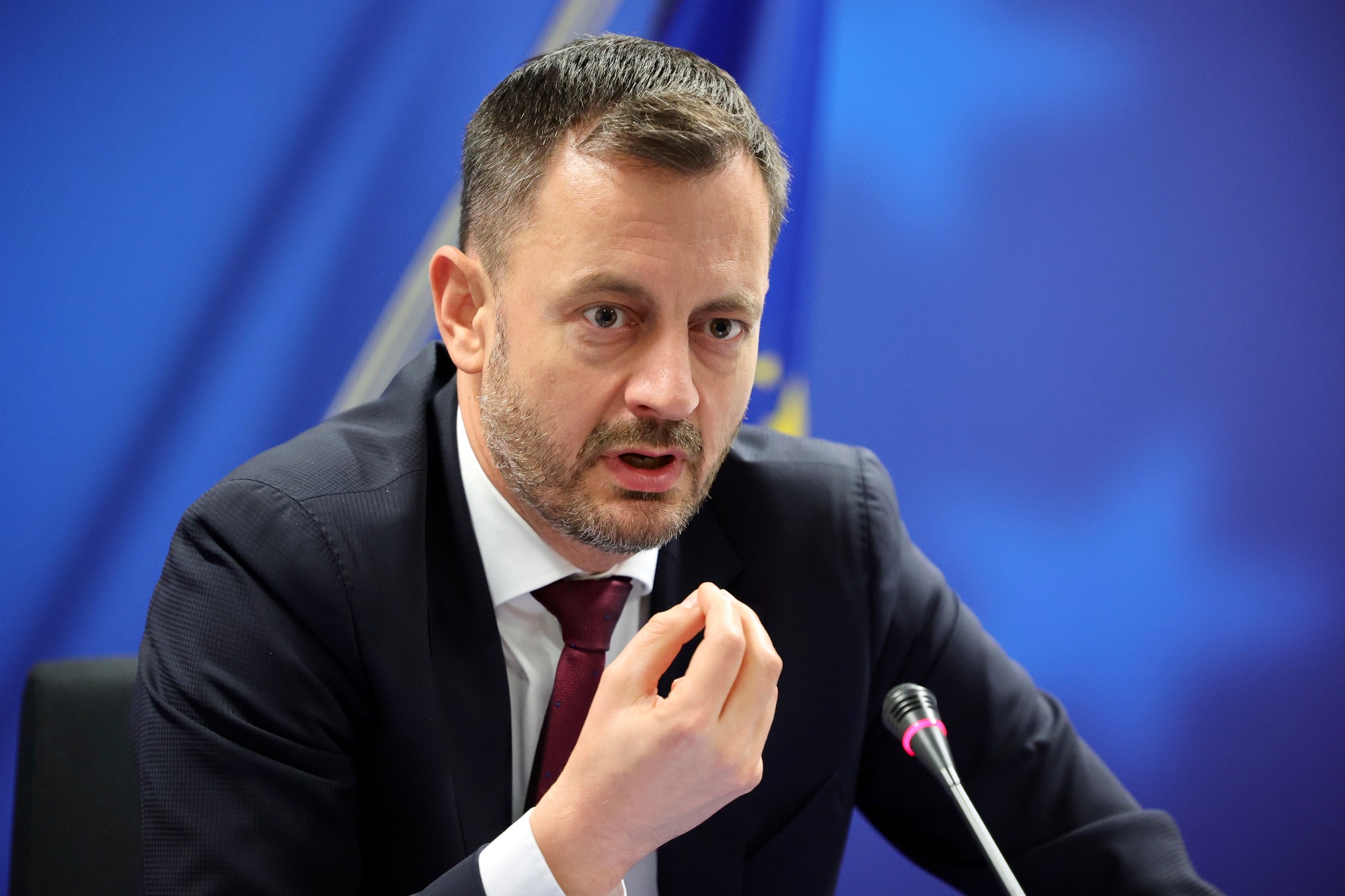 Predseda vlády SR Eduard Heger (OĽaNO).