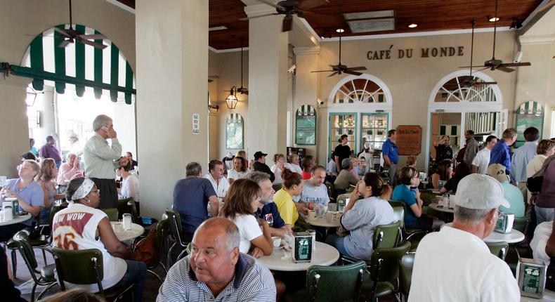 cafe du monde after hurricane katrina