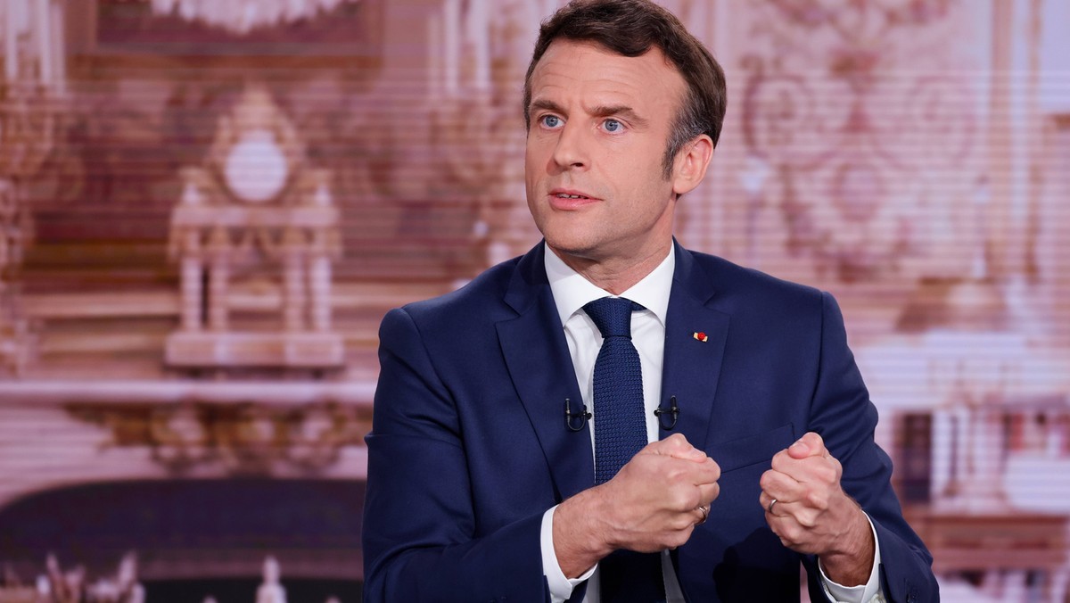 Prezydent Francji Emmanuel Macron