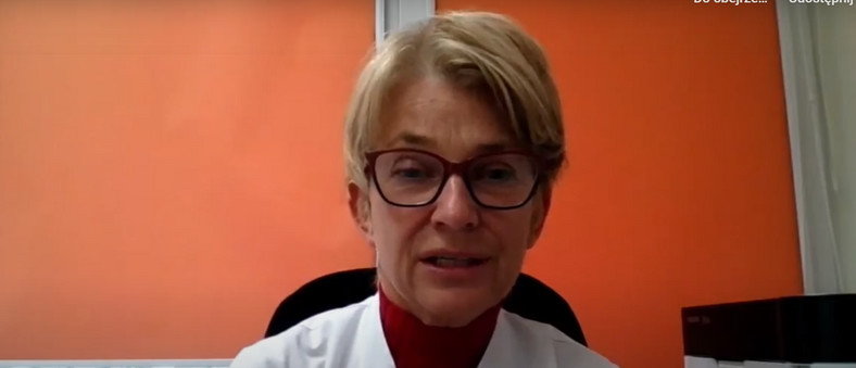 Profesor Joanna Góra-Tybor z Kliniki Hematologii Uniwersytetu Medycznego w Łodzi