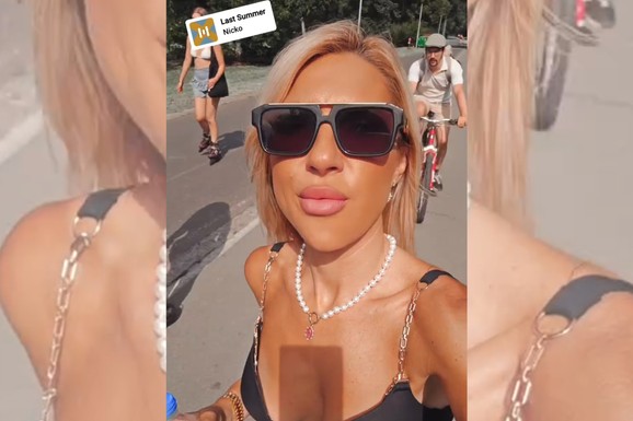 (Video) LJUDI ZANEMELI NA ADI CIGANLIJI! Jovana Jeremić protutnjala na rolerima u MIKRO ŠORTSU I BRUSU SA ZLATNIM LANCIMA: Vrelim oblinama zapalila Beograd