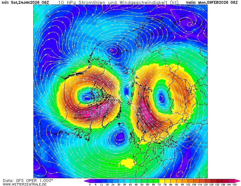 Cepanje polarnog vrtloga