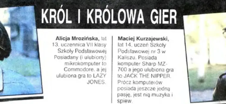 Maciej Kurzajewski - król gier