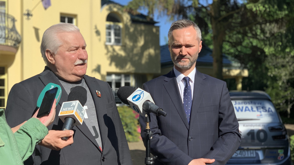 Wybory do Parlamentu Europejskiego. Lech Wałęsa poparł Jarosława Wałęsę