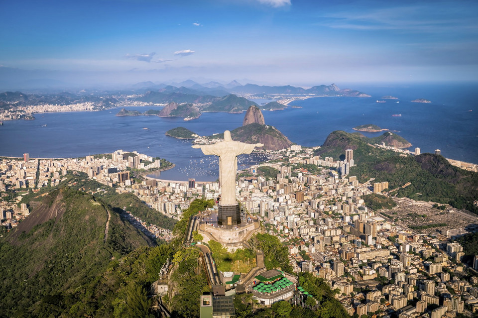 9. Pomnik Chrystusa Odkupiciela w Rio de Janeiro, Brazylia