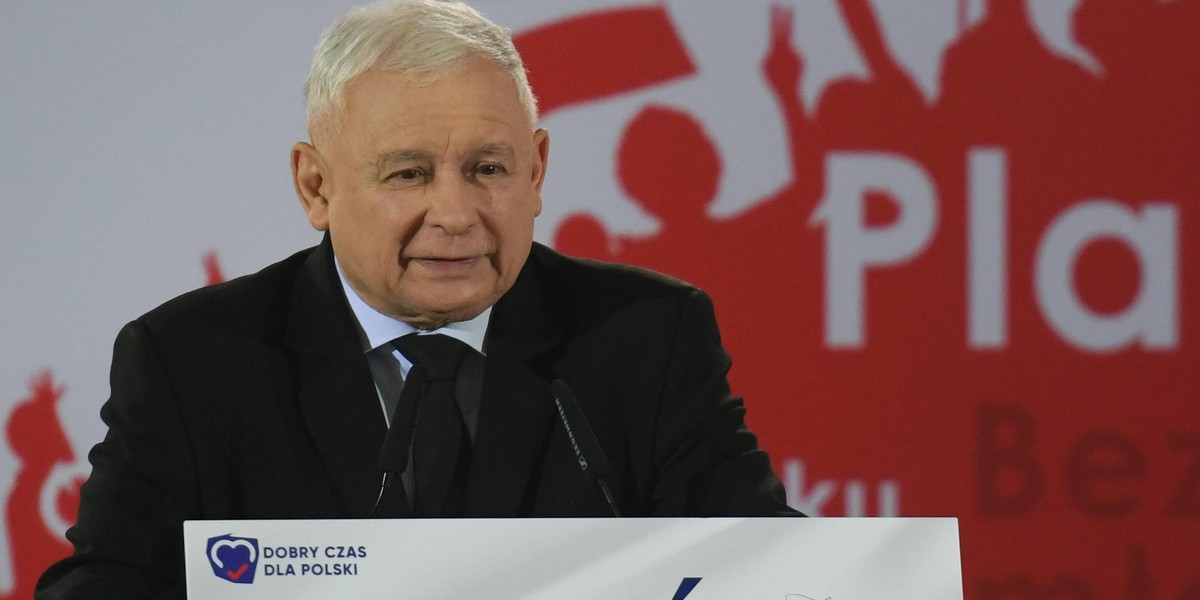 Prezes PiS Jarosław Kaczyński 