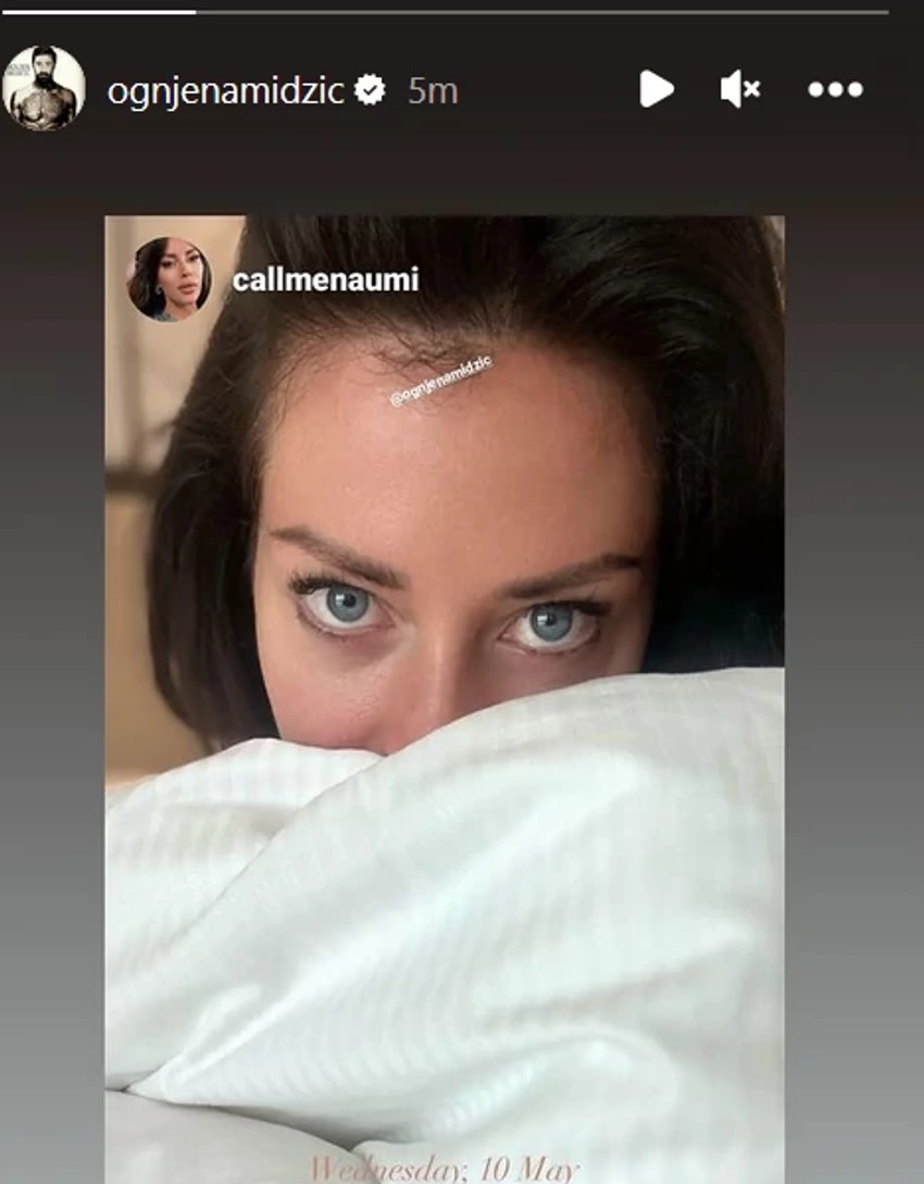 Ognjen Amidžić objavio fotografiju svoje devojke