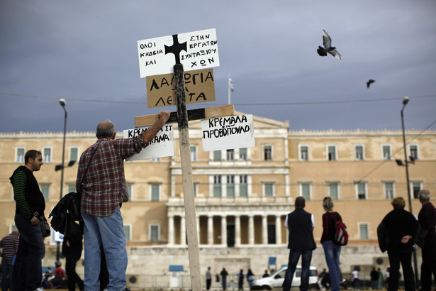 Demonstracja w Grecji