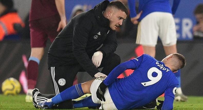 Jamie Vardy's injury is not as serious as first feared, according to Leicester boss Brendan Rodgers