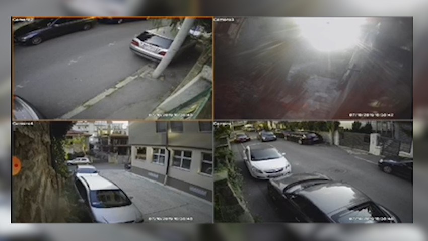 Kadar sa snimka eksplozije "poršea"