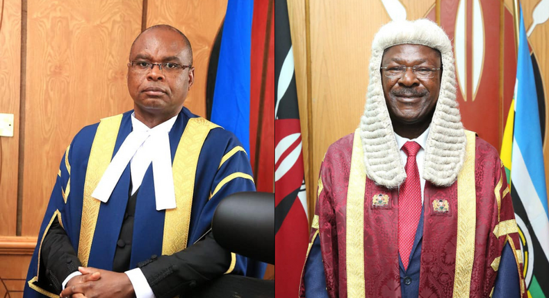 Senate Speaker Amason Kingi and National Assembly Speaker Moses Wetangula