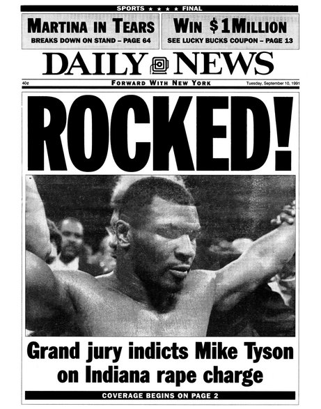 Mike Tyson oskarżony o gwałt w 1991 r.