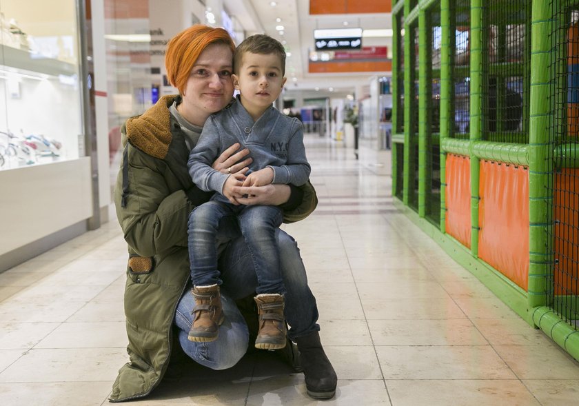 Gdańszczanka Lucyna Szaraczyńska z synkiem Tobiaszem (3 l.)