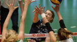 SIATKÓWKA KOBIET LIGA POLSKA IMPEL ATOM TREFL (Agnieszka Kąkolewska Joanna Kaczor Kimberly Hill )