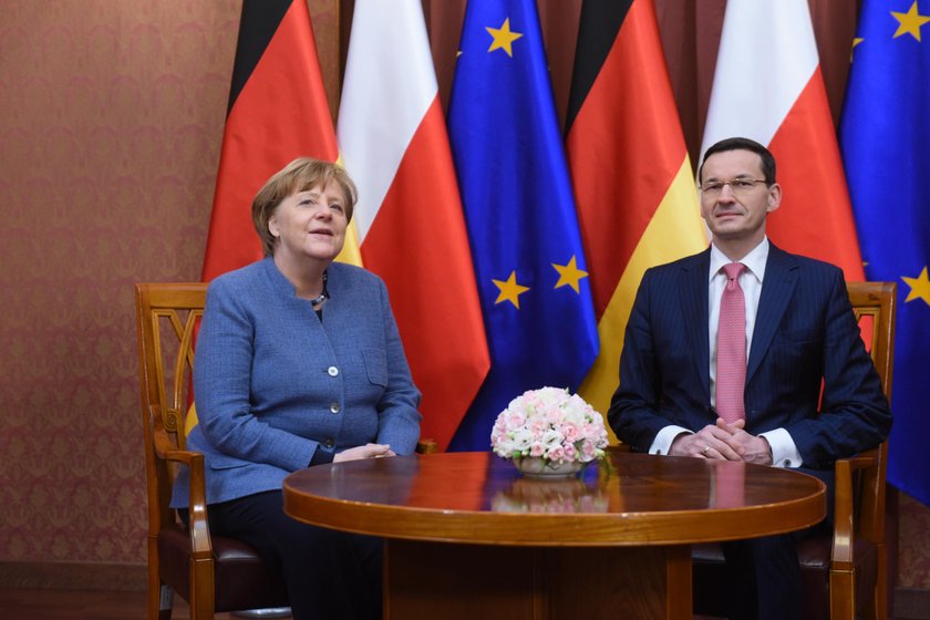 Angela Merkel spotkała się z premierem Morawieckim