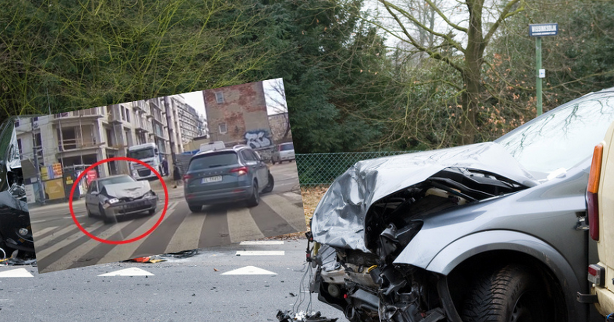 he crashed and escaped with his bonnet bent.  However, recording this situation did not help