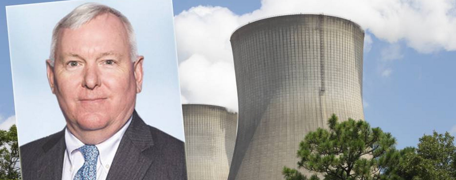 David Durham, przewodniczący ds. systemów energetycznych w Westinghouse. Część elektrowni jądrowej Vogtle w USA.